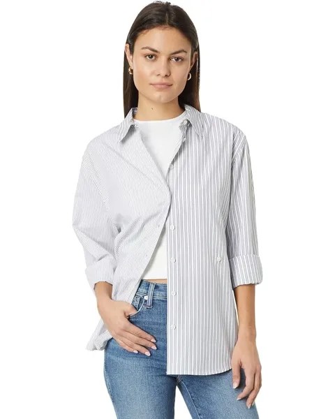 Рубашка Madewell With-a-Twist Shirt in Signature Poplin, белый