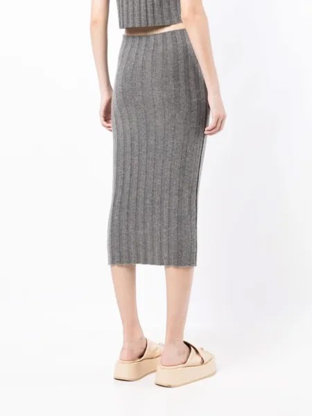 Юбка Lenny крупной вязки Cashmere In Love, серый