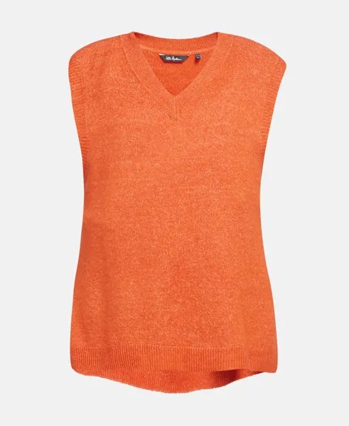 Пуловер без рукавов Ulla Popken, светло-оранжевый