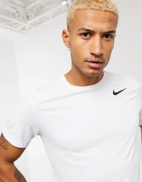 Белая футболка Nike Training-Белый