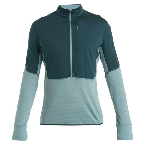 Толстовка Icebreaker Merino 200 Realfleece Descender, зеленый