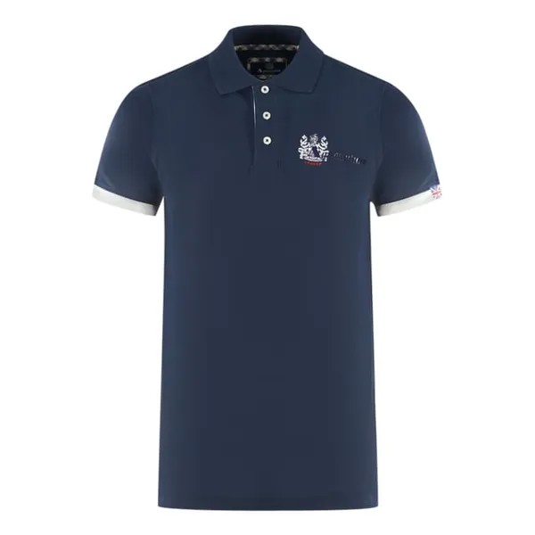 Рубашка-Поло London Aldis Marinees Aquascutum, синий