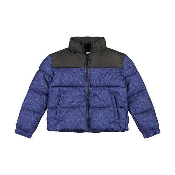 Пуховик AOP Retro Puffer Jacket Urban Classics, цвет Flaschengrün