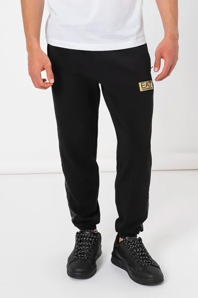 Спортивные брюки с карманами на молнии Ea7, черный