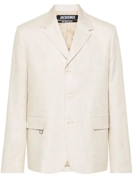 Jacquemus пиджак La Veste Cabri, нейтральный цвет