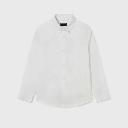 Школьная рубашка Nukutavake, размер 128 (8 лет), белый