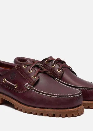 Топсайдеры мужские Timberland Authentics 3-Eye бордовые 44.5 EU