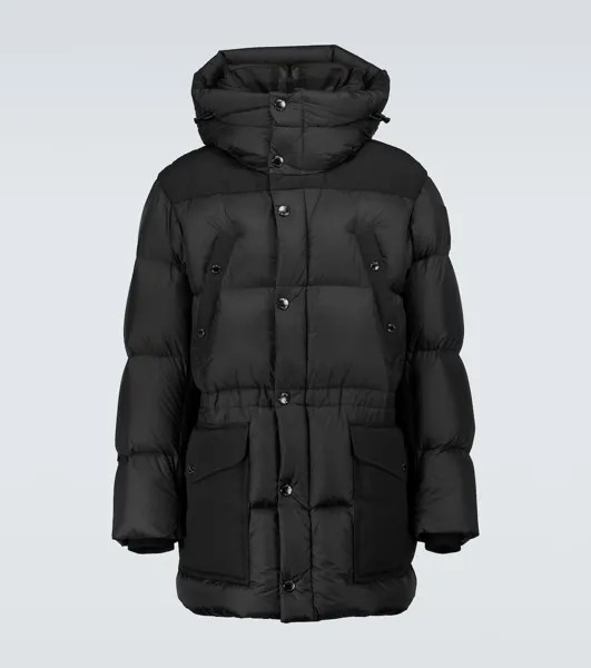 Утепленная нейлоновая куртка-пуховик Burberry, черный