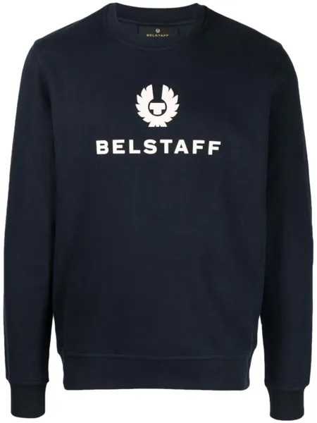 Belstaff толстовка с логотипом, синий