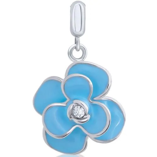 Детский серебряный кулон подвеска Пион UMI Flowers 319554600604 UmaUmi