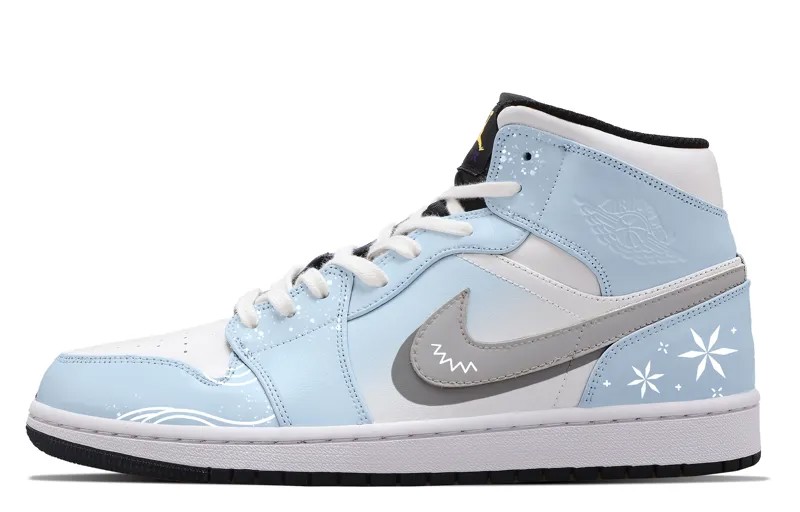 Баскетбольные кроссовки Air 1 Vintage Men High-top White Jordan