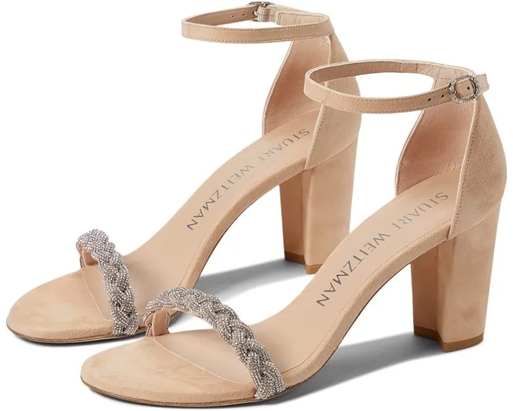 Туфли Stuart Weitzman Nearlynude Highshine Sandal, цвет Adobe
