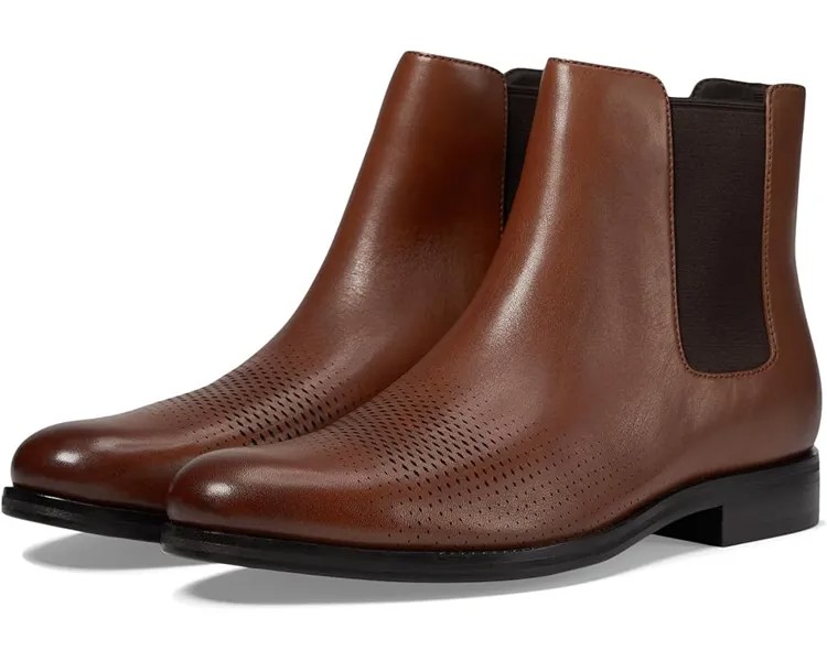 Ботинки Cole Haan Washington Grand Laser Chelsea Boot, цвет British Tan/Dark Chocolate