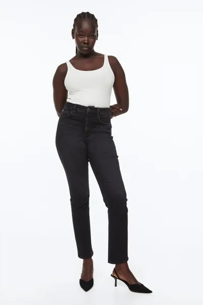 Джинсы женские H&M 1091545001 черные 3XL (доставка из-за рубежа)