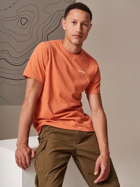 Футболка с графическим логотипом Barbour Kentrigg, Orange Spice