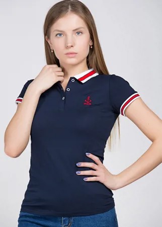 Рубашка женская STOLNIK TW3980-1 к/р (S, Темно-Синий)