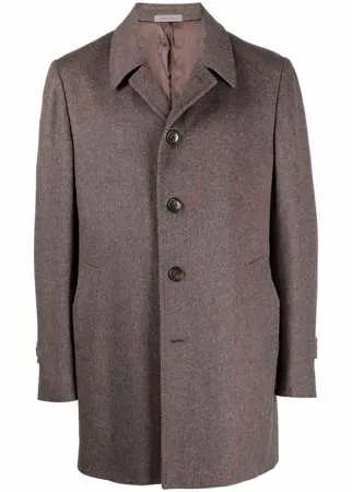 Corneliani однобортное пальто на пуговицах