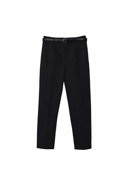 Брюки Smart With Belt Stradivarius, черные
