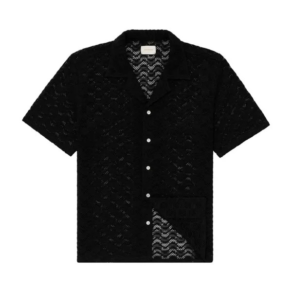 Рубашка Aimé Leon Dore Rico 'Jet Black', черный