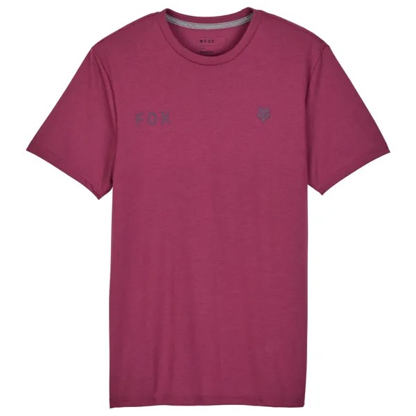 Функциональная рубашка Fox Racing Wordmark S/S Tech Tee, цвет Sangria