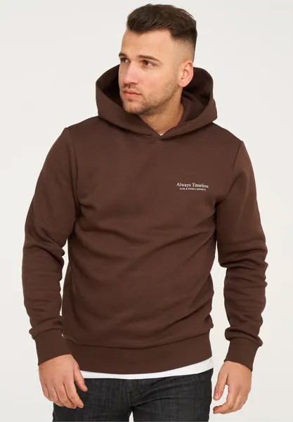 Толстовка KIMO Jack & Jones, цвет chocolate brown