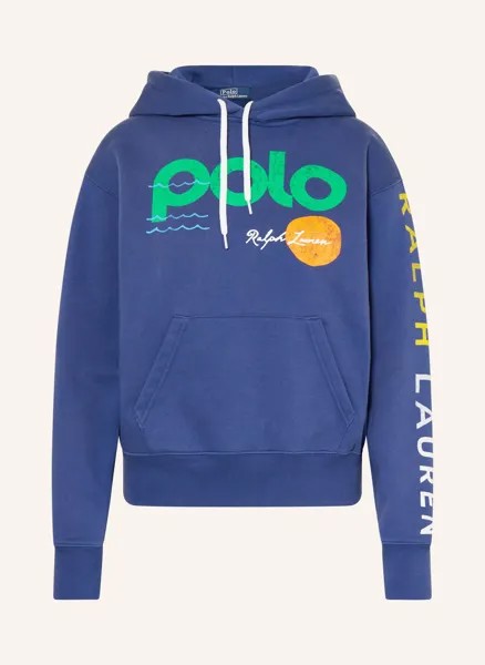 Толстовка с капюшоном Polo Ralph Lauren, синий