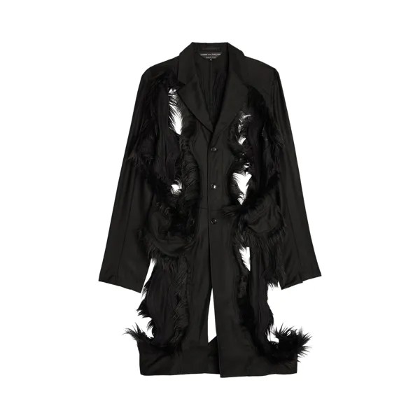 Куртка из искусственного меха Comme des Garçons Homme Plus, цвет Черный/Черный