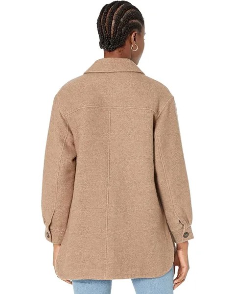 Куртка Madewell Belrose Shirt Jacket, цвет Faded Birch Melange