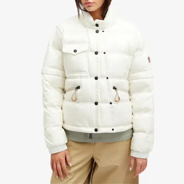 Moncler Grenoble Mauduit Утепленная куртка-бомбер, белый