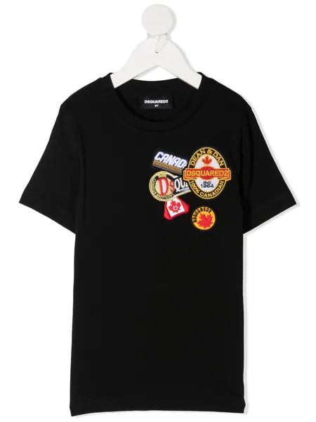 Dsquared2 Kids футболка с нашивками