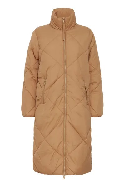 Пуховик b.young Lange Winter Jacke Puffer Stepp Mantel BYBOMINA COAT 2, коричневый