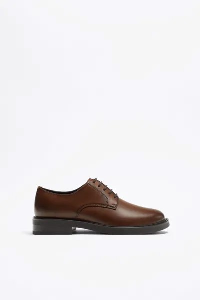 Туфли мужские ZARA 269350252 коричневые 42 EU (доставка из-за рубежа)