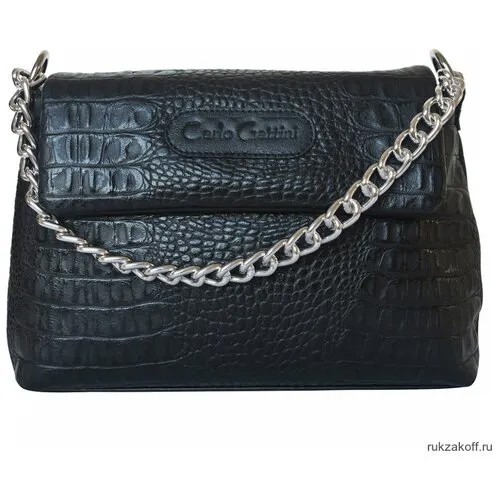 Кожаная женская сумка Carlo Gattini Classico Aldeno 8009-01 black