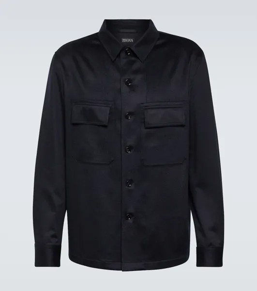 Кашемировая куртка oasi Zegna, синий
