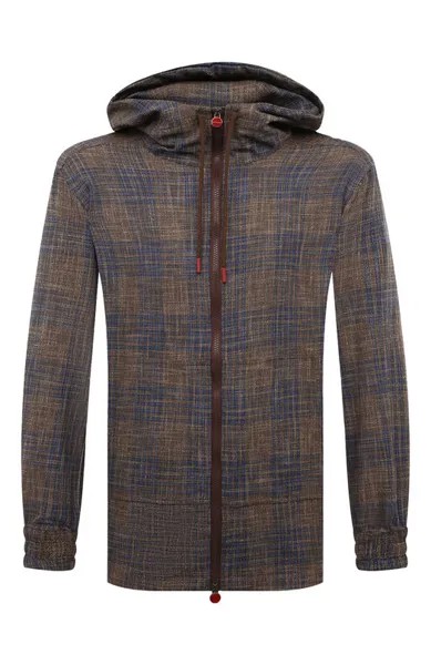Толстовка из шерсти и шелка Kiton