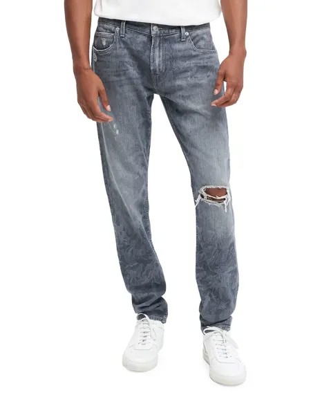 Джинсы скинни D-Stacked 7 For All Mankind, серый