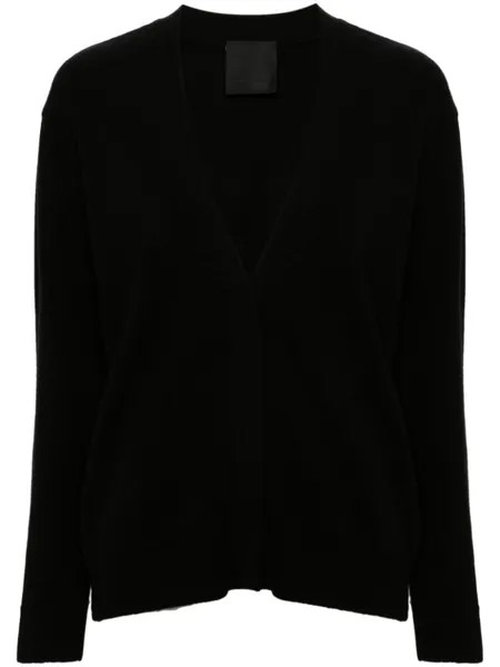 Givenchy кашемировый кардиган с логотипом 4G, черный