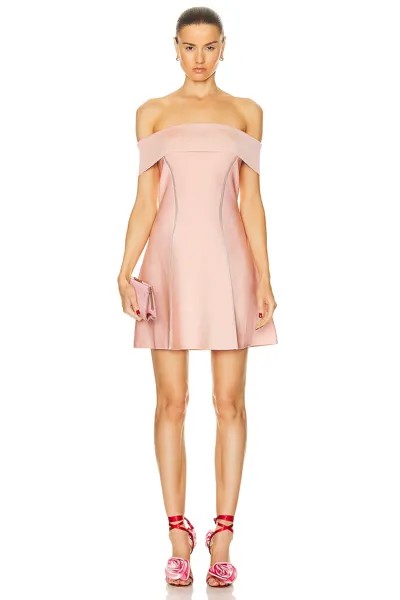 Платье мини Zimmermann Matchmaker Knit Panelled, цвет Dusty Pink