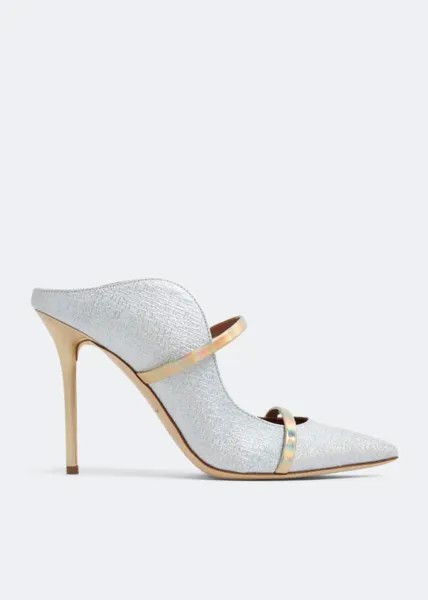 Мюли MALONE SOULIERS Maureen mules, серебряный