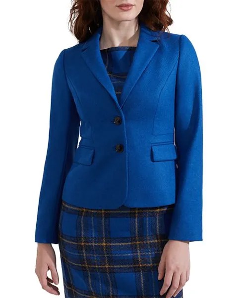 Твидовый пиджак Hackness HOBBS LONDON, цвет Blue