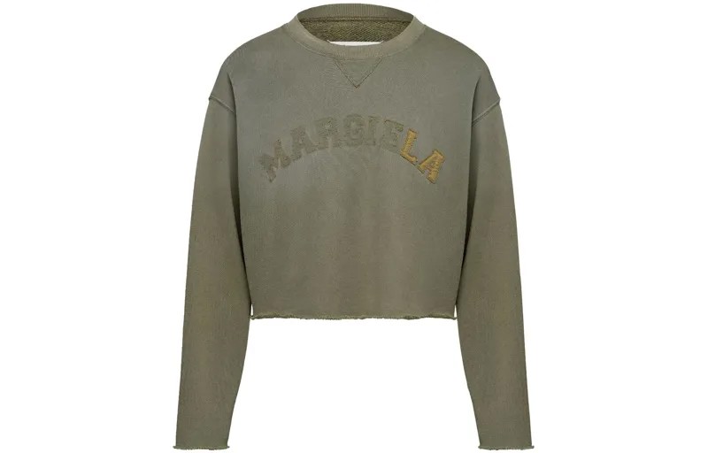 Свитшот женский оливково-зеленый Maison Margiela