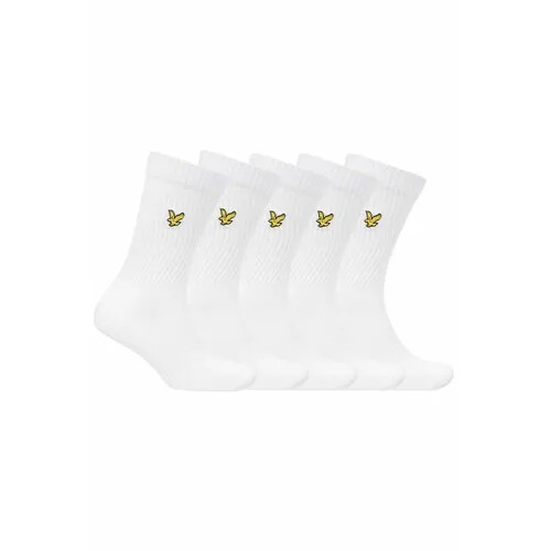 Носки Lyle & Scott CAMDYN, 5 пар, размер 40-46, белый