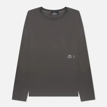 Мужской лонгслив Stone Island Shadow Project Mini Logo CXADO 7519, цвет серый, размер XL