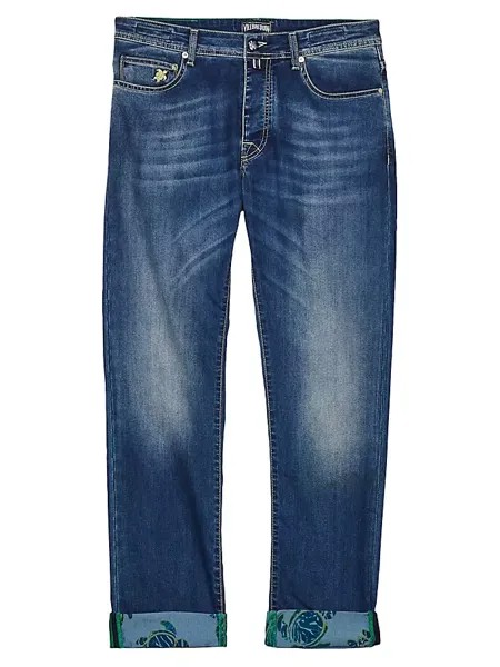 Узкие эластичные джинсы Gambetta Vilebrequin, цвет wash