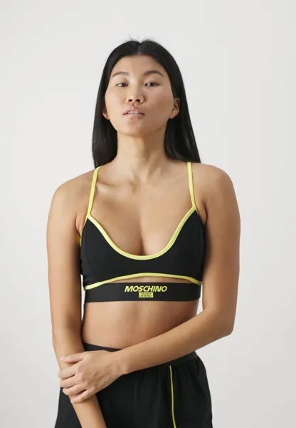 Верх бикини Moschino Underwear, черный