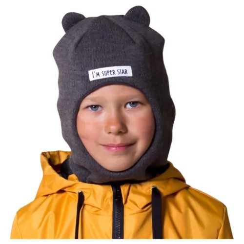 HOH LOON Шапка-шлем для мальчика, цвет тёмно-серый, размер 42-46
