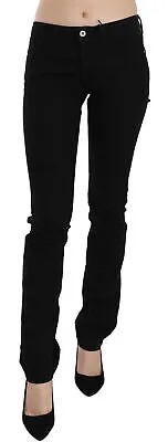 Джинсы CNC COSTUME NATIONAL Черные джинсовые брюки скинни с заниженной талией s. W26 Рекомендуемая розничная цена 400 долларов США.