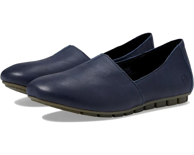 Лоферы Born Sebra, цвет Navy Full Grain Leather