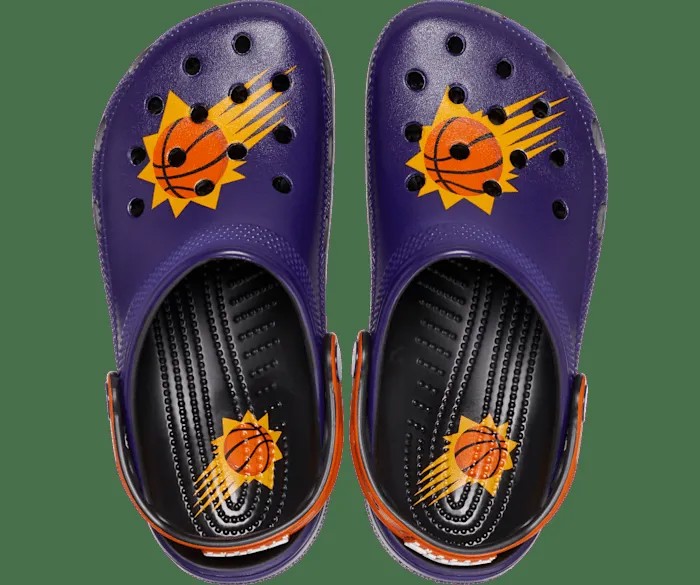 Классические сабо NBA Phoenix Suns Crocs женские, цвет Black