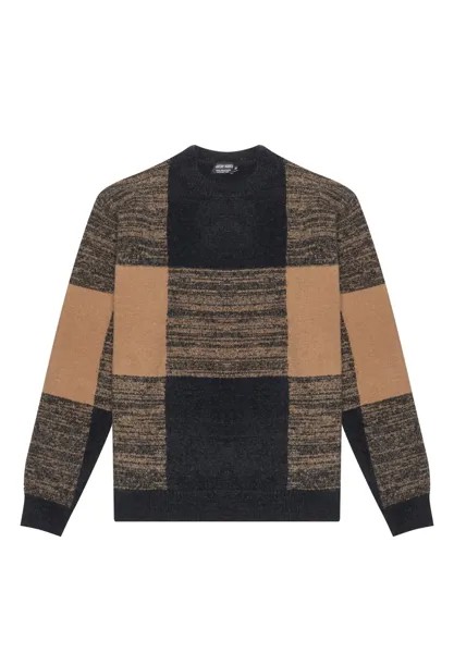 Свитер Regular Fit And Check Pattern Antony Morato, черный
